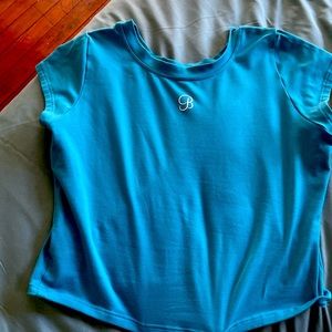 Bombshell sportswear fitted crop T